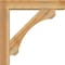 Ekena Millwork Legacy Block Rough Sawn Bracket w/ Offset Brace, Western Red Cedar, 6"W x 28"D x 28"H BKT0604X28X28LEC05RWR - alternate 4
